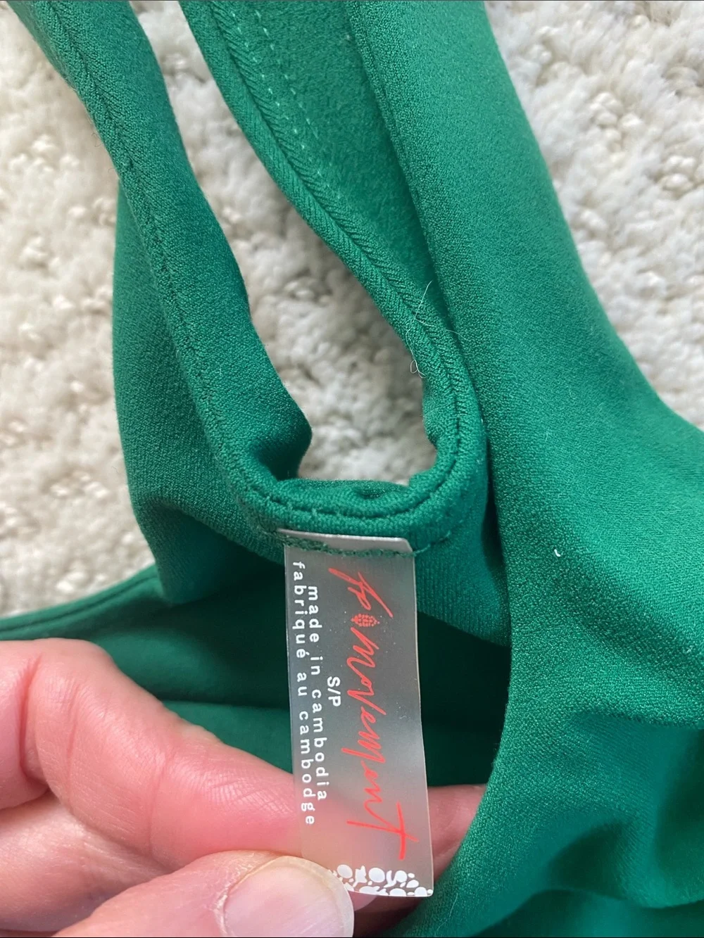 Women’s FP Movement Green Sports Bralette - small - Picture 3 of 3